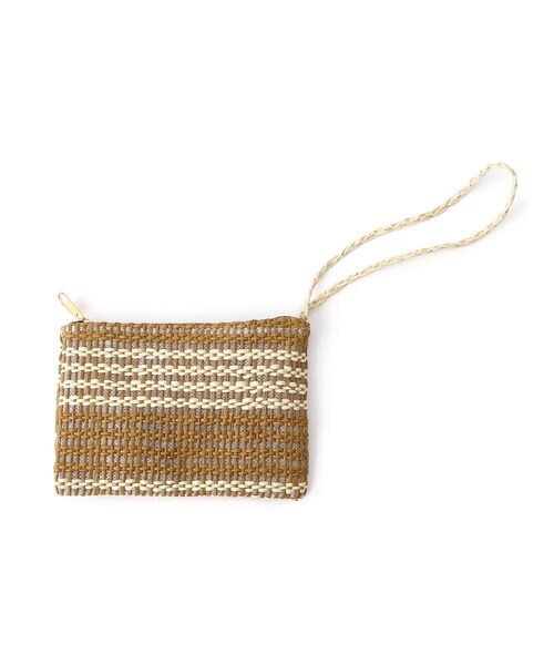 SHOO・LA・RUE（シューラルー）の「◆【ポーチ付】ペーパータックボーダー2WAYトート（トートバッグ・レディース・ブラック系2/ネイビー系2/ピンク系7/ブラウン系3/チャコール/ベージュ系その他2・00）」の10枚目の写真