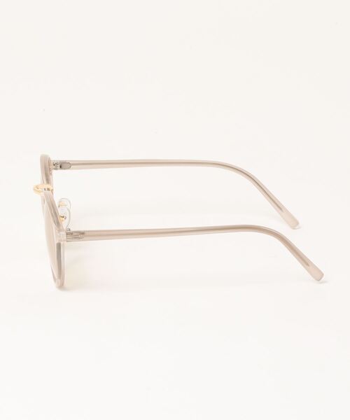 MADEMOISELLE ROPE'（マドモアゼル ロペ）の「メタルブリッジUVカットボストンサングラス（サングラス・レディース・ダークブラウン/グレー・FREE）」の3枚目の写真