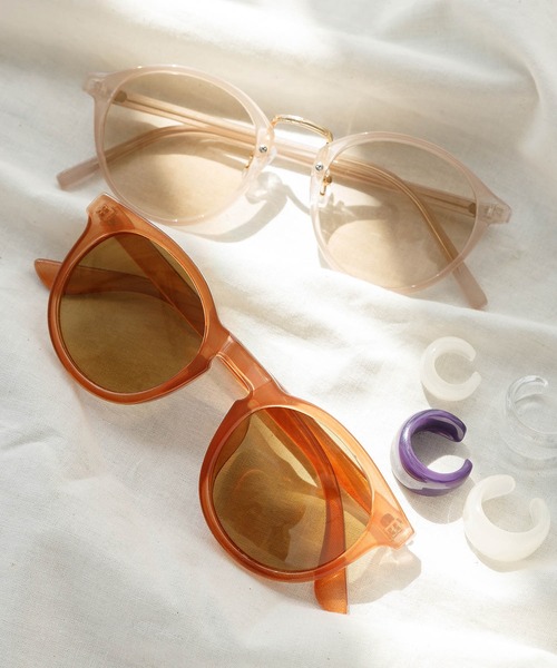 MADEMOISELLE ROPE'（マドモアゼル ロペ）の「メタルブリッジUVカットボストンサングラス（サングラス・レディース・ダークブラウン/グレー・FREE）」の13枚目の写真