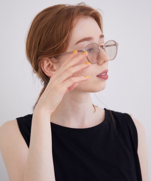 MADEMOISELLE ROPE'（マドモアゼル ロペ）の「メタルブリッジUVカットボストンサングラス（サングラス・レディース・ダークブラウン/グレー・FREE）」の6枚目の写真