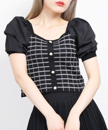 WC | パールボタン半袖ブラウス(シャツ/ブラウス)