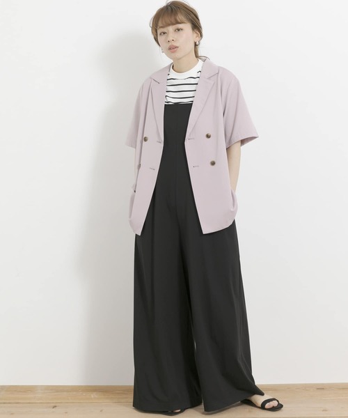 URBAN RESEARCH Sonny Label（アーバンリサーチサニーレーベル）の「オープンカラーシャツジャケット（その他アウター・レディース・ブラウン/ピンク系その他・FREE）」の3枚目の写真