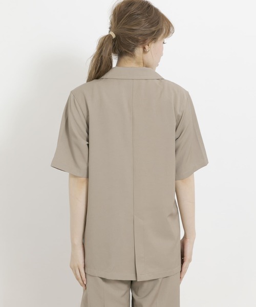 URBAN RESEARCH Sonny Label（アーバンリサーチサニーレーベル）の「オープンカラーシャツジャケット（その他アウター・レディース・ブラウン/ピンク系その他・FREE）」の10枚目の写真