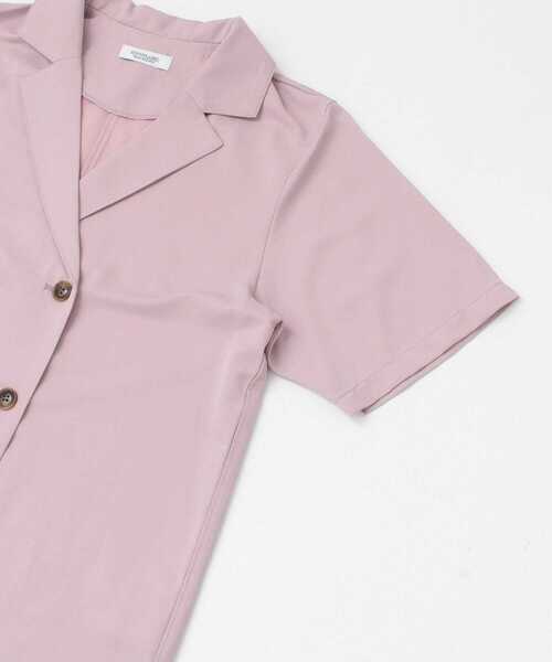 URBAN RESEARCH Sonny Label（アーバンリサーチサニーレーベル）の「オープンカラーシャツジャケット（その他アウター・レディース・ブラウン/ピンク系その他・FREE）」の13枚目の写真