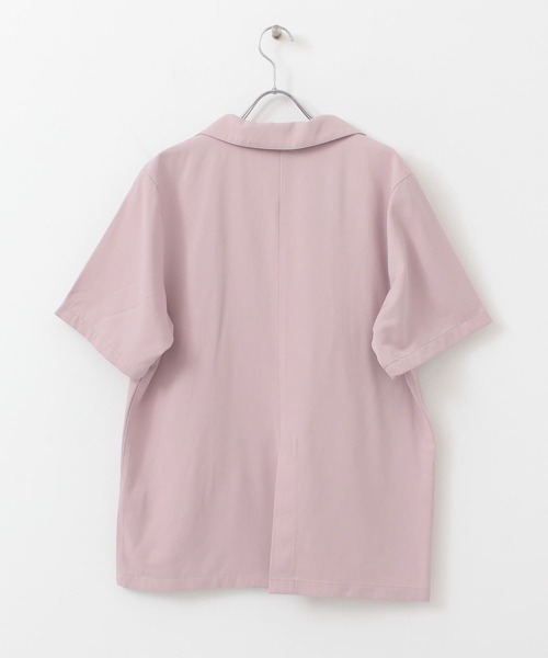 URBAN RESEARCH Sonny Label（アーバンリサーチサニーレーベル）の「オープンカラーシャツジャケット（その他アウター・レディース・ブラウン/ピンク系その他・FREE）」の15枚目の写真