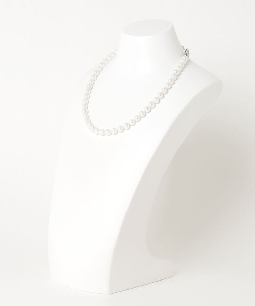 Chikashitsu +(チカシツプラス)の「【Chikashitsu +】set pearl chain necklace(ネックレス・メンズ・シルバー・ONE SIZE)」の6枚目の写真