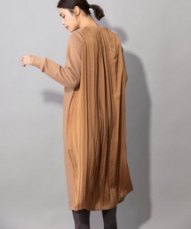 フレンチテリー×リンクルサテン ドッキングワンピース