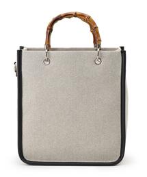 DRESKIP | バンブーハンドルスクエアトート(トートバッグ)