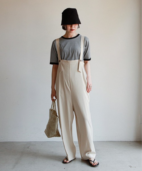 feepur（フェピュール）の「配色パイピング細ボーダーTee（Tシャツ/カットソー・レディース・ブラック/ブルー/クリーム/ブルーグレー・MEDIUM）」の10枚目の写真