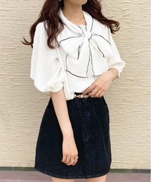 apres jour | パイピングボウタイブラウス【ZOZOTOWN限定アイテム】(シャツ/ブラウス)