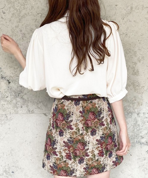 apres jour（アプレジュール）の「パイピングボウタイブラウス【ZOZOTOWN限定アイテム】（シャツ/ブラウス・レディース・オフホワイト/アイボリー/ブラック・X-LARGE/フリー）」の14枚目の写真