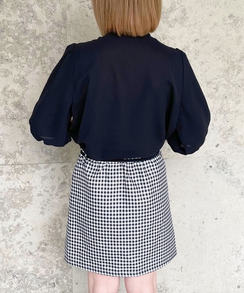 apres jour（アプレジュール）の「パイピングボウタイブラウス【ZOZOTOWN限定アイテム】（シャツ/ブラウス・レディース・オフホワイト/アイボリー/ブラック・X-LARGE/フリー）」の19枚目の写真