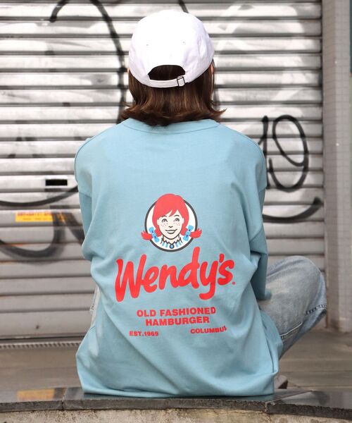 NAVAL(ナバル)の「Wendy's LOGO PRINT SHORT SLEEVE TEE(Tシャツ/カットソー・メンズ・チャコール/ホワイト/ブルーグレー・MEDIUM/LARGE)」の3枚目の写真