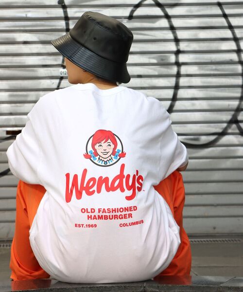 NAVAL(ナバル)の「Wendy's LOGO PRINT SHORT SLEEVE TEE(Tシャツ/カットソー・メンズ・チャコール/ホワイト/ブルーグレー・MEDIUM/LARGE)」の4枚目の写真