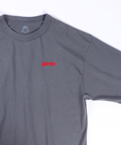 NAVAL(ナバル)の「Wendy's LOGO PRINT SHORT SLEEVE TEE(Tシャツ/カットソー・メンズ・チャコール/ホワイト/ブルーグレー・MEDIUM/LARGE)」の5枚目の写真
