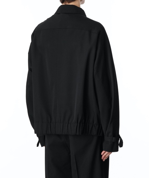 ATTACHMENT（アタッチメント）の「WOOL GABARDINE FLIGHT JACKET（ブルゾン・メンズ・ブラック/グレー系その他・1/2/3）」の6枚目の写真