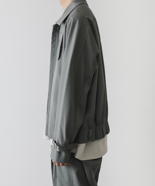 ATTACHMENT（アタッチメント）の「WOOL GABARDINE FLIGHT JACKET（ブルゾン・メンズ・ブラック/グレー系その他・1/2/3）」の20枚目の写真