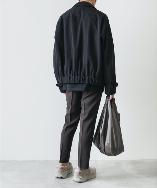 ATTACHMENT（アタッチメント）の「WOOL GABARDINE FLIGHT JACKET（ブルゾン・メンズ・ブラック/グレー系その他・1/2/3）」の17枚目の写真