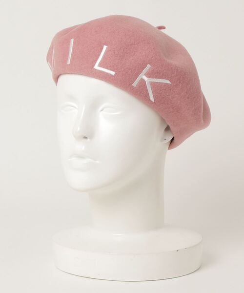 MILK(ミルク)の「BIG ロゴベレー(ハンチング/ベレー帽・レディース・C/B/D/A・FREE)」の2枚目の写真