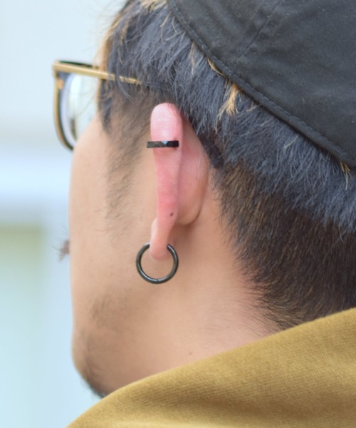 LION HEART（ライオンハート）の「【LION HEART】LH-1 デュオイヤーカフ/サージカルステンレス　メンズギフト/誕生日/クリスマス/プレゼント/ペアアクセ（イヤーカフ・メンズ・シルバー系その他/ブラック/シルバー/ブラック系その他/シルバー系その他3/ブラック系その他3・FREE）」の14枚目の写真