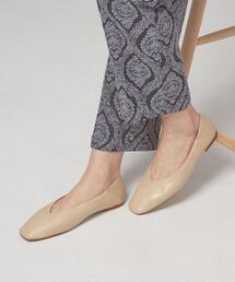 closet story | ＜closet story（クローゼットストーリー）＞バックメタリック スクエアトゥ フラットシューズ 21FW(その他シューズ)