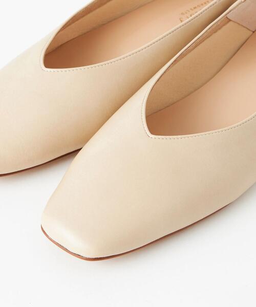 closet story（クローゼットストーリー）の「＜closet story（クローゼットストーリー）＞バックメタリック スクエアトゥ フラットシューズ 21FW（その他シューズ・レディース・ブラック/ベージュ・23cm/23.5cm/24cm/24.5cm）」の12枚目の写真