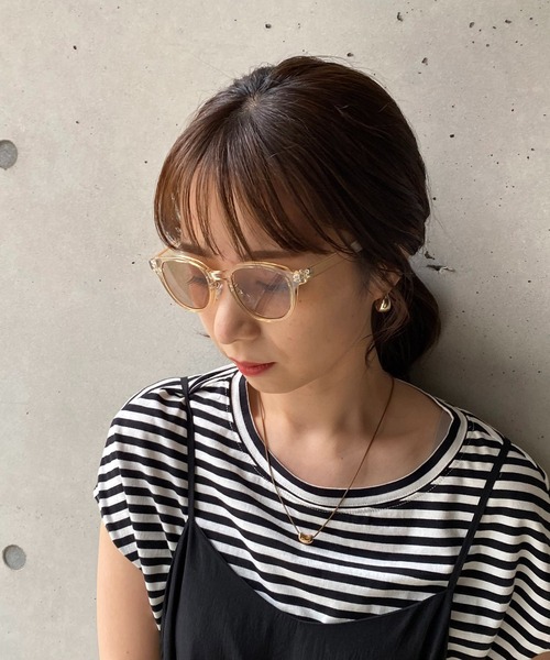 CAPRICIEUX LE'MAGE（カプリシューレマージュ）の「カラーレンズサングラス　ベージュ（サングラス・レディース・ベージュ・FREE）」の9枚目の写真