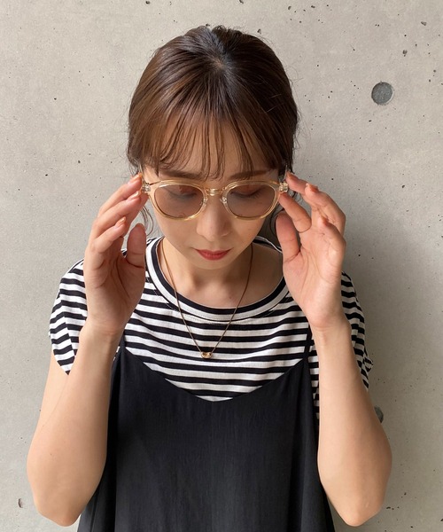 CAPRICIEUX LE'MAGE（カプリシューレマージュ）の「カラーレンズサングラス　ベージュ（サングラス・レディース・ベージュ・FREE）」の10枚目の写真