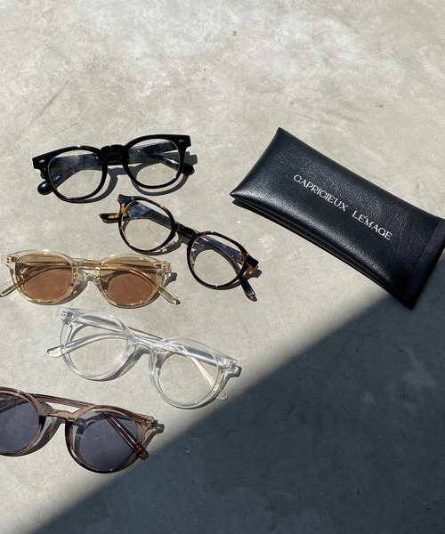 CAPRICIEUX LE'MAGE（カプリシューレマージュ）の「カラーレンズサングラス　ベージュ（サングラス・レディース・ベージュ・FREE）」の13枚目の写真