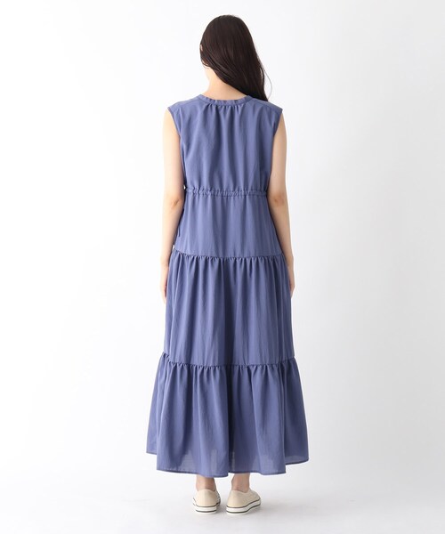 DRESKIP(ドレスキップ)の「◆ティア-ドマキシワンピース(ワンピース・レディース・グレー系その他/サンドベージュ/ブルー・02/03)」の21枚目の写真