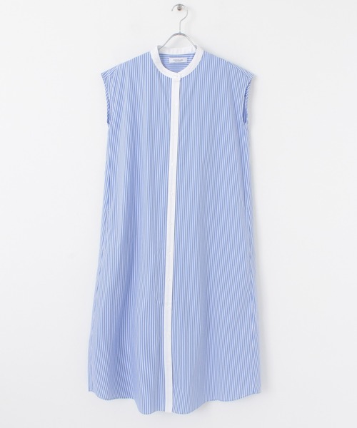 URBAN RESEARCH Sonny Label(アーバンリサーチサニーレーベル)の「バンドカラーシャツワンピース(シャツワンピース・レディース・ブルー/サックスブルー・FREE)」の14枚目の写真