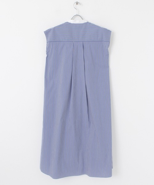 URBAN RESEARCH Sonny Label(アーバンリサーチサニーレーベル)の「バンドカラーシャツワンピース(シャツワンピース・レディース・ブルー/サックスブルー・FREE)」の8枚目の写真