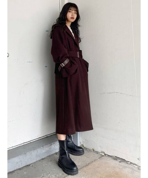 MURUA(ムルーア)の「タンクソールミドルブーツ(ブーツ・レディース・ブラック/ブラウン・35/36/37)」の9枚目の写真