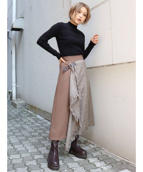 MURUA(ムルーア)の「タンクソールミドルブーツ(ブーツ・レディース・ブラック/ブラウン・35/36/37)」の16枚目の写真