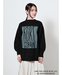 SNIDEL | 【SNIDEL feat.KURT COBAIN】ジャガードニットプルオーバー(ニット/セーター)