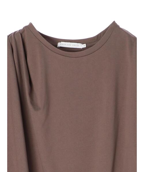 AMERICAN HOLIC（アメリカンホリック）の「SET デザインノースリーブカットプルオーバー（Tシャツ/カットソー・レディース・ダークネイビー/モカ・M/L）」の15枚目の写真