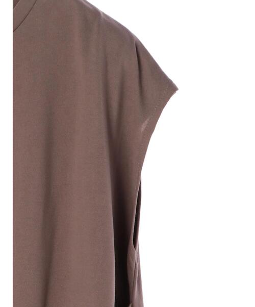 AMERICAN HOLIC（アメリカンホリック）の「SET デザインノースリーブカットプルオーバー（Tシャツ/カットソー・レディース・ダークネイビー/モカ・M/L）」の14枚目の写真