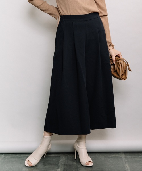 ELVENCE DEUX(エルベンスドゥ)の「アルガン*スカーチョ(その他パンツ・レディース・ネイビー/チェック/ベージュ・SMALL/LARGE/MEDIUM)」の1枚目の写真
