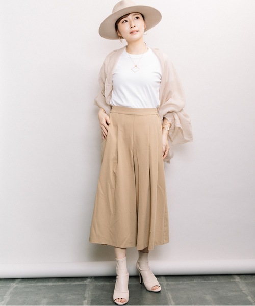 ELVENCE DEUX(エルベンスドゥ)の「アルガン*スカーチョ(その他パンツ・レディース・ネイビー/チェック/ベージュ・SMALL/LARGE/MEDIUM)」の19枚目の写真