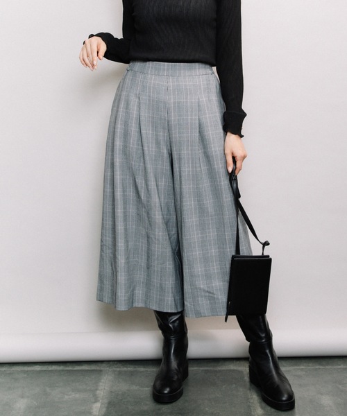 ELVENCE DEUX(エルベンスドゥ)の「アルガン*スカーチョ(その他パンツ・レディース・ネイビー/チェック/ベージュ・SMALL/LARGE/MEDIUM)」の20枚目の写真