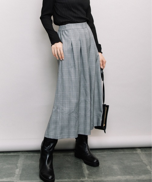 ELVENCE DEUX(エルベンスドゥ)の「アルガン*スカーチョ(その他パンツ・レディース・ネイビー/チェック/ベージュ・SMALL/LARGE/MEDIUM)」の21枚目の写真