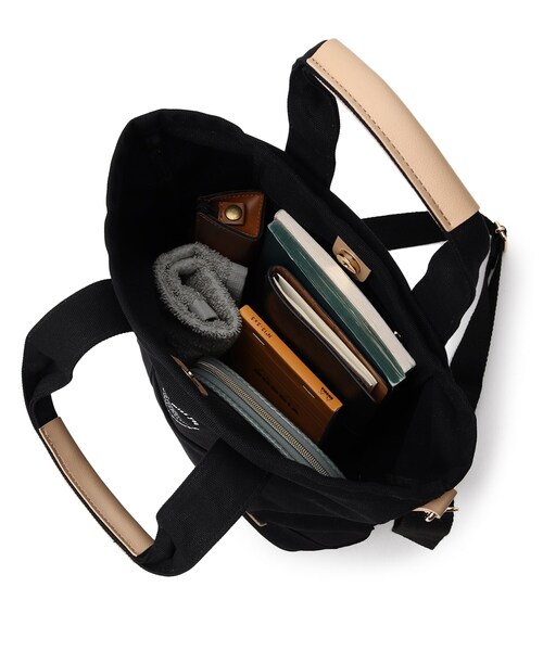 DRESKIP(ドレスキップ)の「◆サイクリングプリント2WAYトート(トートバッグ・レディース・ブラック/グリーン/グレー系4/ピンク系・00)」の10枚目の写真