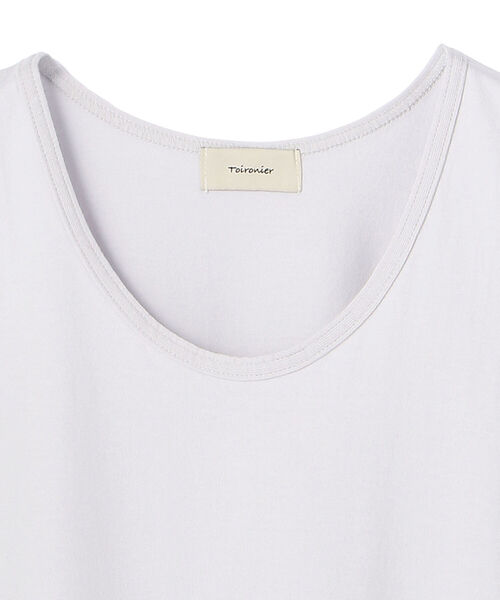 Toironier（トワロニエ）の「Toironier/トワロニエ/Loose Tank Top/ルーズタンクトップ（タンクトップ・メンズ・ホワイト/シルバー・FREE）」の6枚目の写真