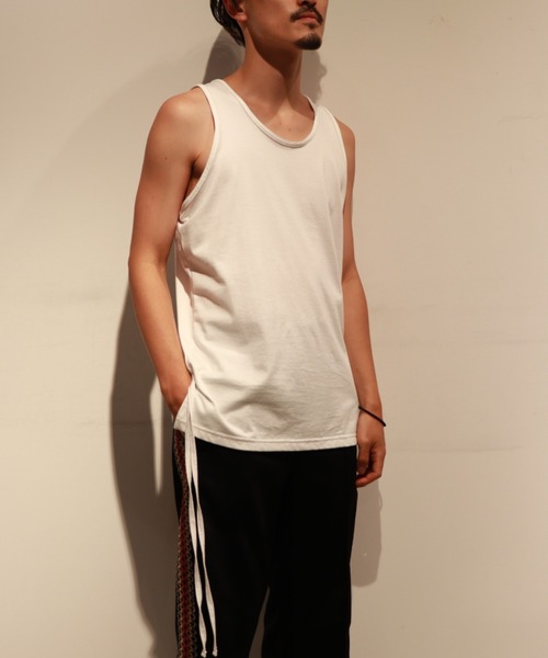 Toironier（トワロニエ）の「Toironier/トワロニエ/Loose Tank Top/ルーズタンクトップ（タンクトップ・メンズ・ホワイト/シルバー・FREE）」の2枚目の写真