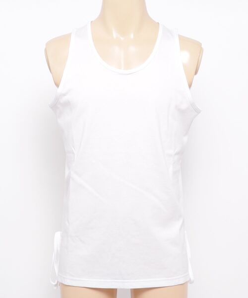 Toironier（トワロニエ）の「Toironier/トワロニエ/Loose Tank Top/ルーズタンクトップ（タンクトップ・メンズ・ホワイト/シルバー・FREE）」の4枚目の写真