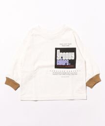 天竺 BOX ロゴ BAT WING 長袖 Tシャツ