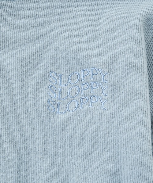 WHO'S WHO gallery(フーズフーギャラリー)の「【SLOPPY/スロッピー】チビパーカ(パーカー・レディース・ブラック/オートミール/サックスブルー/ミント/ブラウン・FREE)」の12枚目の写真