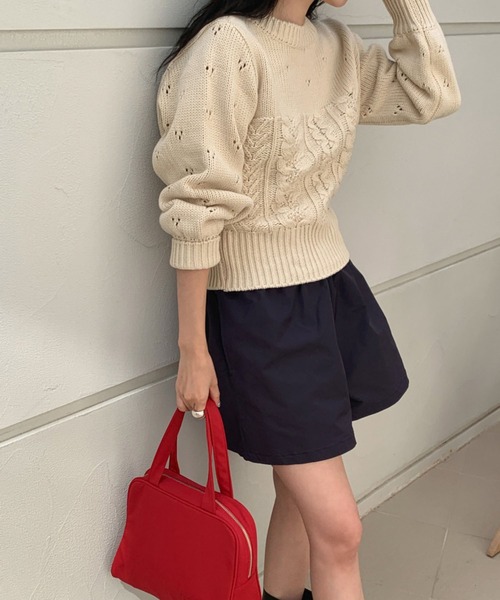 MAISON DE THERESE(メゾン ド テレーズ)の「暖かい長袖無地ニットセーター(ニット/セーター・レディース・アイボリー/ピンク/パープル/パープル系その他・FREE)」の16枚目の写真