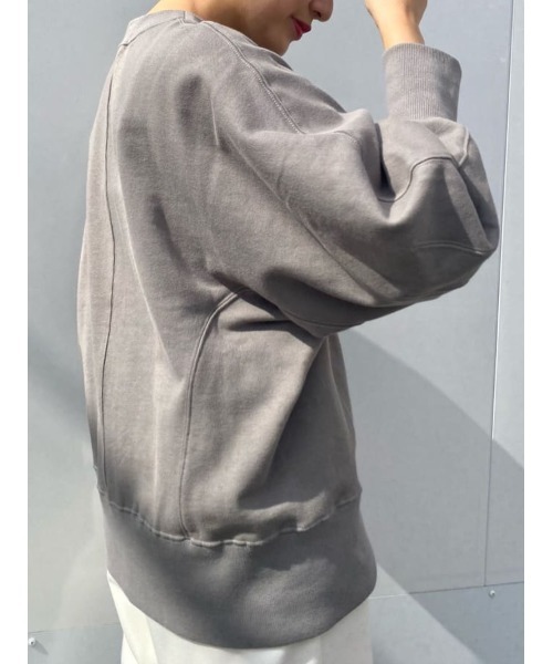 BEARDSLEY（ビアズリー）の「変形ドルマントレーナー（Tシャツ/カットソー・レディース・グレー/ホワイト/ブラック・FREE）」の13枚目の写真