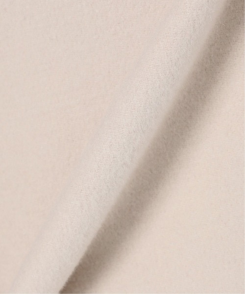 La TOTALITE(ラトータリテ)の「ウールナイロンリバーバックフレアコート◆(ノーカラーコート・レディース・グレー/ピンク/ナチュラル・34/36/38)」の12枚目の写真